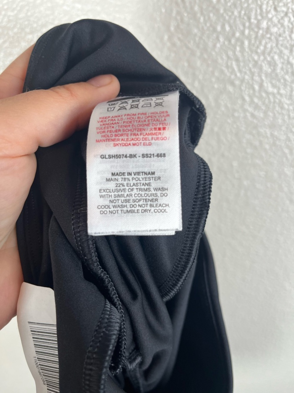Gymshark Black High-Rise Scrunch Butt Bike Shorts Small - Picture 7 of 7